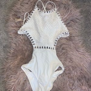 Aerie cut-out one piece bathing suit